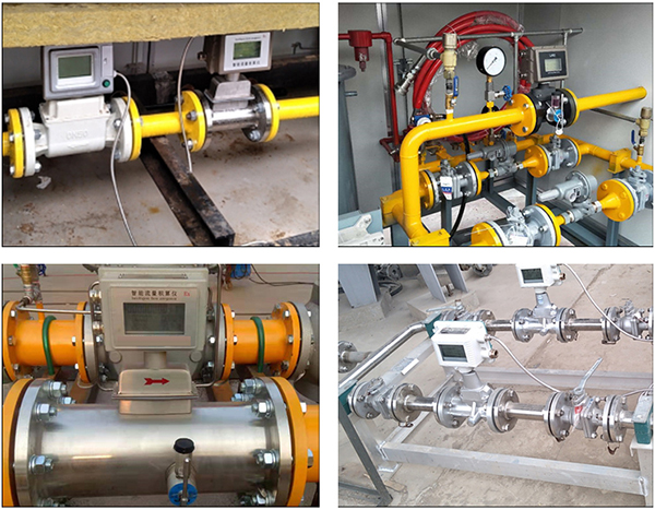 dn65氣體渦輪流量計現(xiàn)場安裝使用圖